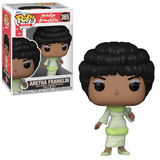 Aretha Franklin #365 Green Dress Funko Pop Rocks figure in box and out of box