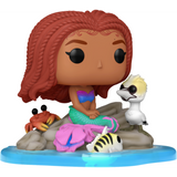 Ariel and Friends #1367 The Little Mermaid 6 inch Funko Pop figure out of box on ocean base