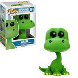 Arlo #161 The Good Dinosaur Funko Pop shown in-box and out-of-box, front view