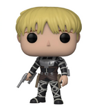 Armin Arlelt #1447 Attack on Titan Funko Pop Animation figure out of box front view