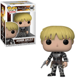 Armin Arlelt #1447 Attack on Titan Funko Pop Animation figure in box and out of box front view
