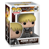 Armin Arlelt #1447 Attack on Titan Funko Pop Animation figure in original box front view