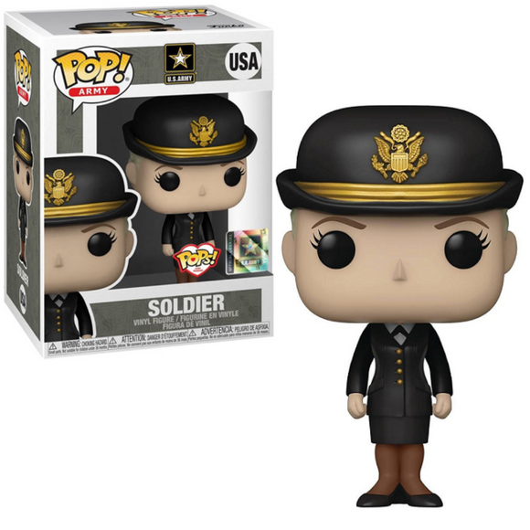 Army Soldier Female #USA Funko Pop in box and out of box
