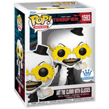 Art the Clown with Glasses #1593 Terrifier Funko Pop in box Funko Exclusive
