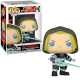 Arthur #978 Fire Force Funko Pop with plasma sword in and out of box