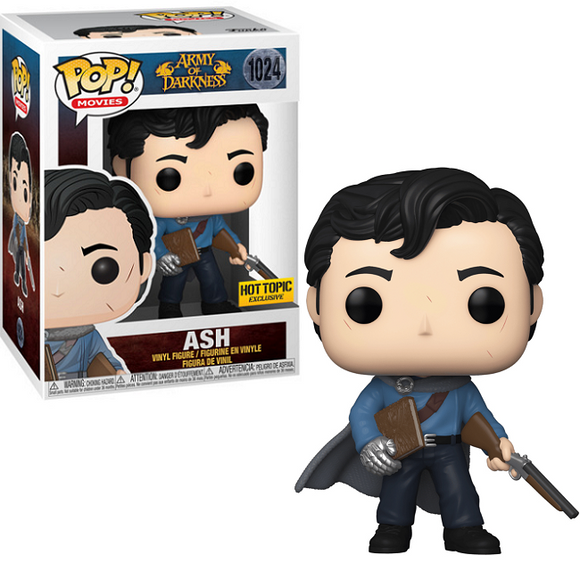 Ash #1024 - Army Of Darkness Funko Pop! Movies [Hot Topic Exclusive]