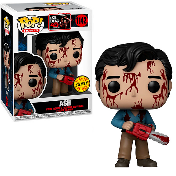 Ash #1142 - Evil Dead 40th Funko Pop! Movies [Chase Version]