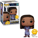 Asha With Star #1390 Disney Wish Funko Pop figure in box and out of box