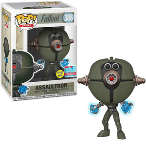 Assaultron #386 - Fallout Funko Pop! Games [GITD 2018 Fall Convention Exclusive]