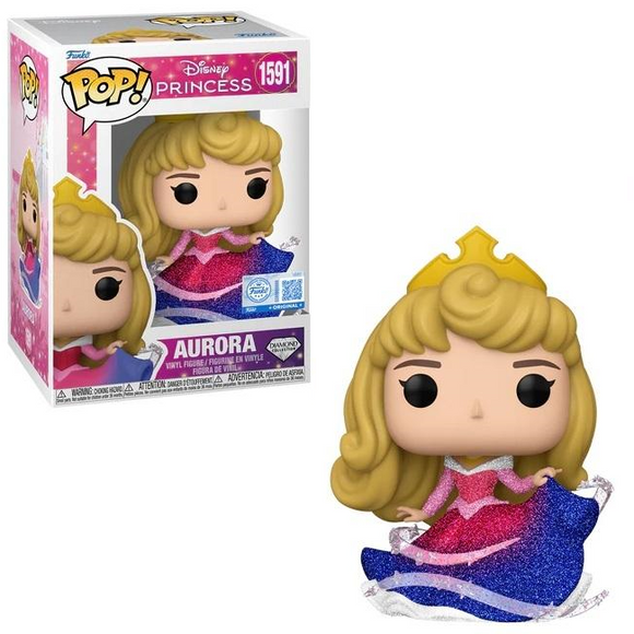 Aurora #1591 Disney Sleeping Beauty Diamond Funko Pop