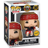 Axl Rose 1992 #397 Guns N Roses Funko Pop Rocks Chase inside the box.
