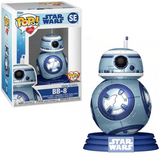 BB-8 SE Star Wars Funko Pop With Purpose blue chrome in box and out of box