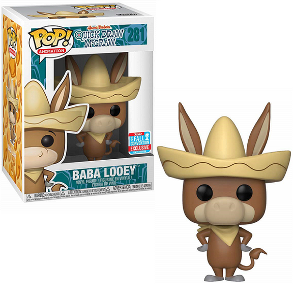 Baba Looey #281 - Quick Draw McGraw Funko Pop! Animation [2018 Fall Convention Exclusive]