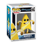 Badgey #1437 Funko Pop! displayed inside the box, front view