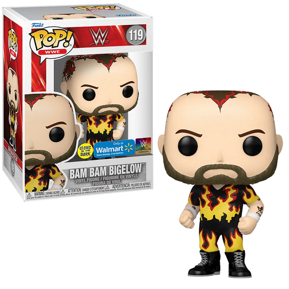 Bam Bam Bigelow #119 - Wrestling Funko Pop! WWE [Gitd Walmart Exclusive]