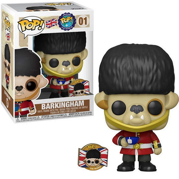 Barkingham #01 – Around The World United Kingdom Funko Pop! [with Pin]