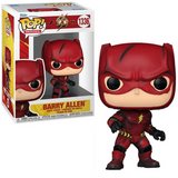 Barry Allen #1336 The Flash Funko Pop Movies vinyl figure in box and out of box