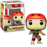 Barry Allen Prototype Suit #1337 The Flash Funko Pop Movies in box and out of box