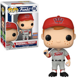 Baseball Freddy Funko Pop #208 shown in-box and out of box