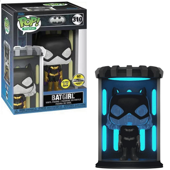 Batgirl #310 Batman Funko Pop GitD Digital Release LE 2200 in and out of box view