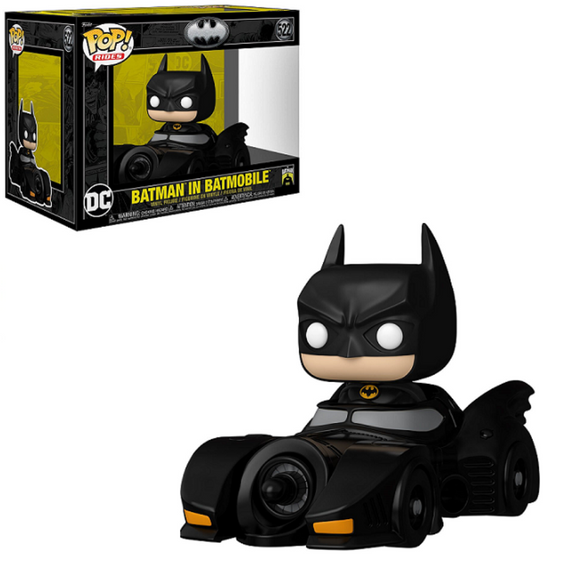 Batman in Batmobile #522 Funko Pop Rides in box and out of box
