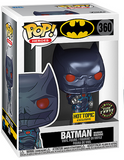 Batman Murder Machine #360 Funko Pop Heroes Hot Topic Exclusive GITD Chase in box