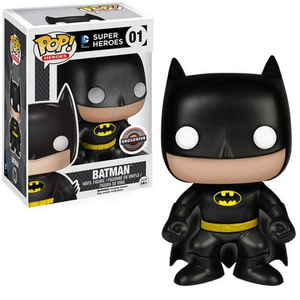 Batman #01 - DC Super Heroes Funko Pop! Heroes [Black Suit GameStop Exclusive]