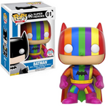 Batman #01 DC Super Heroes Funko Pop Heroes Rainbow 2016 New York Comic Con Exclusive figure in box and out of box
