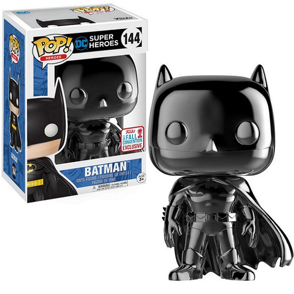 Batman #144 - DC Super Heroes Funko Pop! Heroes [Black Chrome 2017 Fall Convention Exclusive]