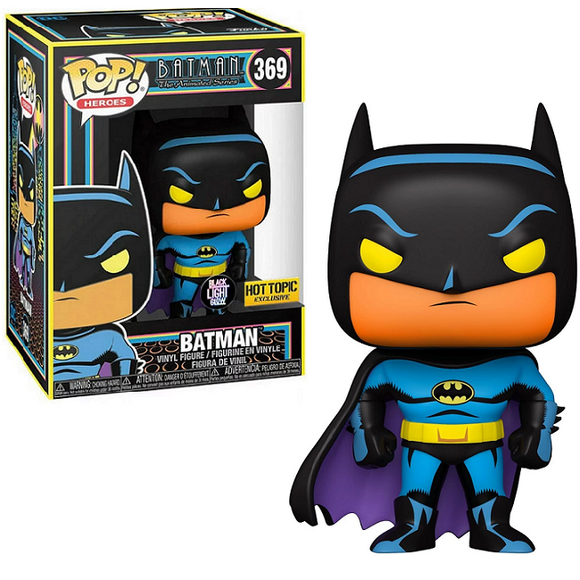 Batman #369 - Batman Animated Series Funko Pop! Heroes [Black Light Hot Topic Exclusive]