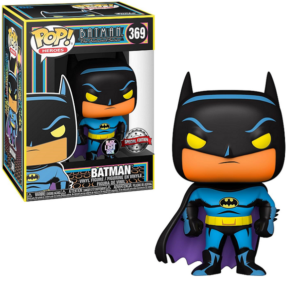 Batman #369 - Batman The Animated Series Funko Pop! [Black Light Special Edition]