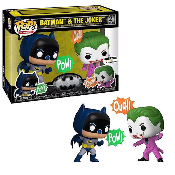Batman and The Joker Funko Pop 2-Pack Amazon Exclusive in original box.
