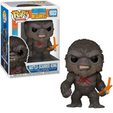 Battle-Scarred Kong #1022 Godzilla vs Kong Funko Pop Movies in box and out of box
