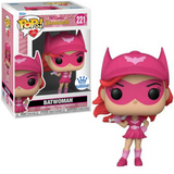 Batwoman #221 DC Bombshells Funko Pop With Purpose Funko Exclusive figure in box and out of box wearing pink costume and mask
