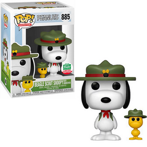 Beagle Scout Snoopy with Woodstock #885 - Peanuts Funko Pop! Animation [Funko Exclusive]