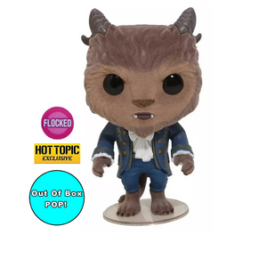 Beast #243 [OOB] - Beauty and the Beast Funko Pop! [Flocked Hot Topic Exclusive] 