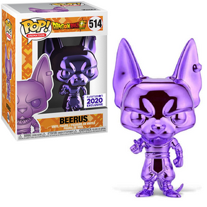 Beerus #514 - Dragonball Super Funko Pop! Animation [Purple Chrome Funimation Exclusive]