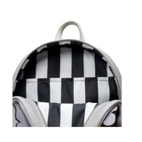Beetlejuice tombstone Loungefly mini backpack glow in the dark EE Exclusive inside liner