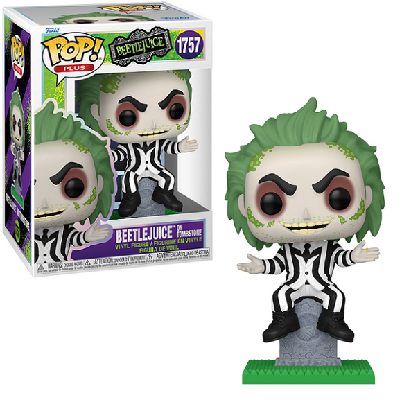 Beetlejuice on Tombstone #1757 - Beetlejuice Funko Pop! Plus