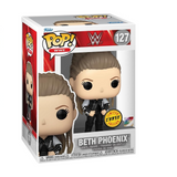 Beth Phoenix #127 WWE Funko Pop Wrestling Black Outfit Chase figure in original box front view