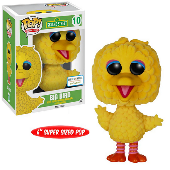 Big Bird #10 - Sesame Street Funko Pop! Sesame Street [6-Inch Flocked B&N Exclusive]