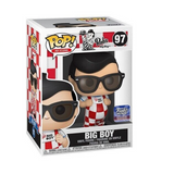 Big Boy #97 Bob's Big Boy Funko Pop! Ad Icons Funko Hollywood Exclusive displayed in its front window box.