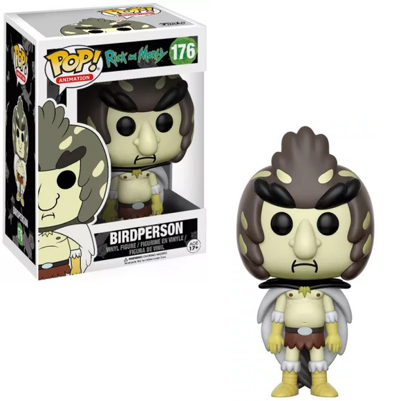 Bird Person #176 Funko Pop! in box and out of box