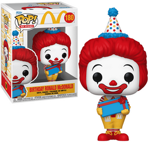Birthday Ronald McDonald #180 - McDonalds Funko Pop! Ad Icons