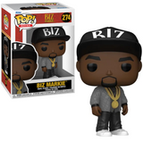 Biz Markie #274 Biz Markie Funko Pop figure in box and out of box wearing hat gold chain and streetwear outfit