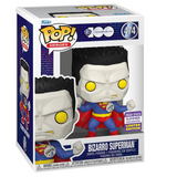 Bizarro Superman #474 Funko Pop! displayed inside the box, front view