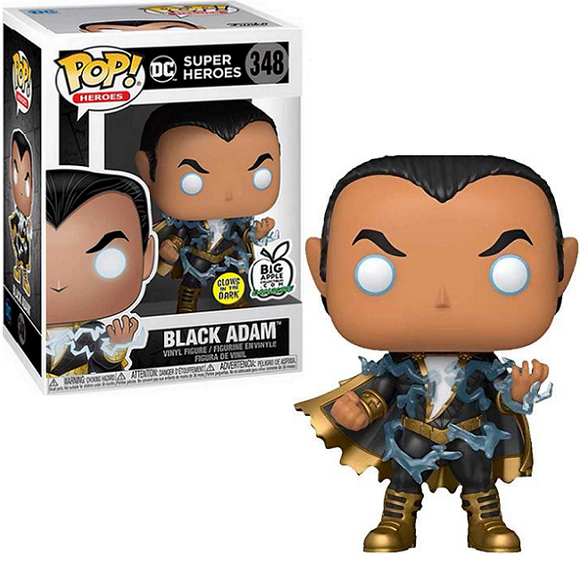 Black Adam #348 – DC Super Heroes Funko Pop! Heroes [Gitd Big Apple Exclusive]