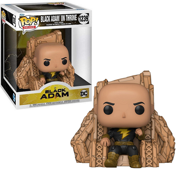 Black Adam on Throne #1239 - Black Adam Funko Pop! Deluxe