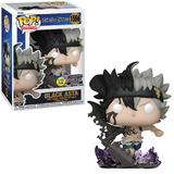 Black Asta #1556 Black Clover Funko Pop shown in-box and out-of-box, front view