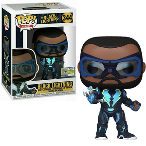 Black Lightning #344 - Black Lightning Funko Pop! Heroes [2020 SDCC Exclusive, Lmtd 3000 Pcs]